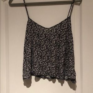 Cropped floral camisole size m/s